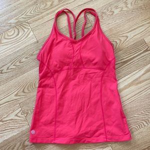 Athleta | pink strappy tank